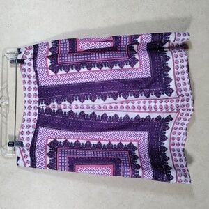 5128 Coupe Collection purple and pink lined skirt M NWT